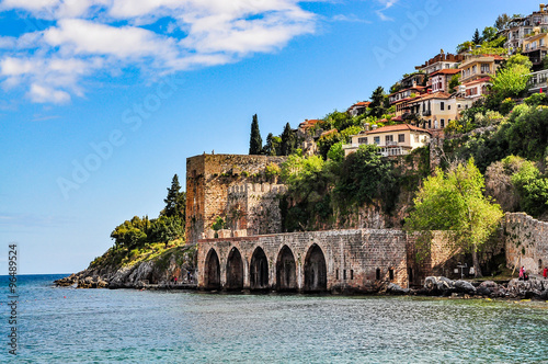 фотографія Dockyard and arsenal in Alanya on a beautiful, sunny day