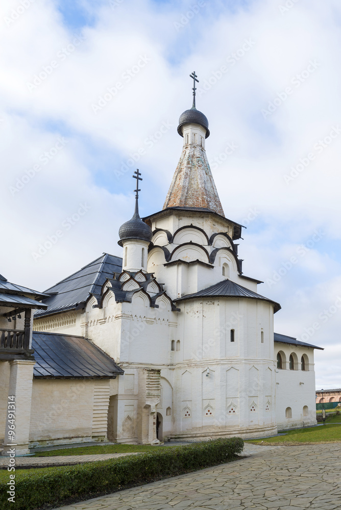 Uspensky Refectory Church at Suzdal was built  16th century. Golden Ring of Russia Travel