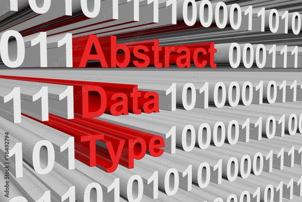 abstract data type represented as a binary code