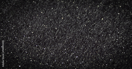 Black glitter glamorous background - stock photo