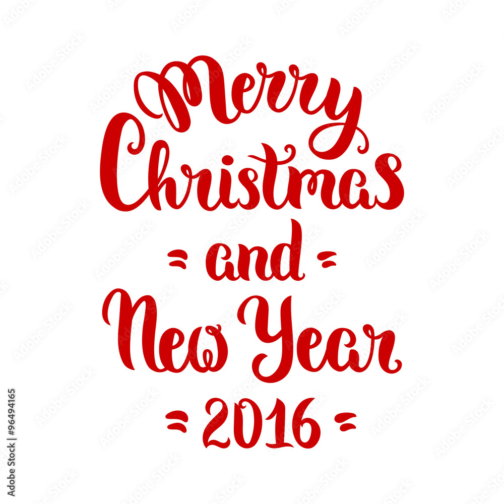 Merry Christmas lettering Merry Christmas lettering