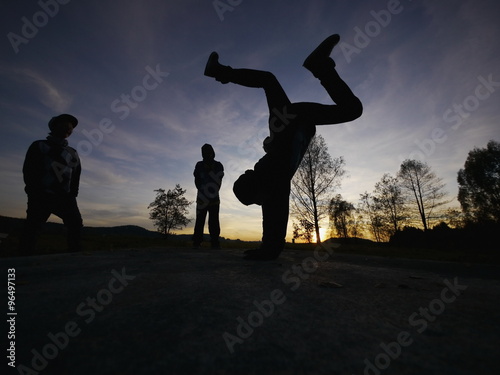 Fotografie breakdancer