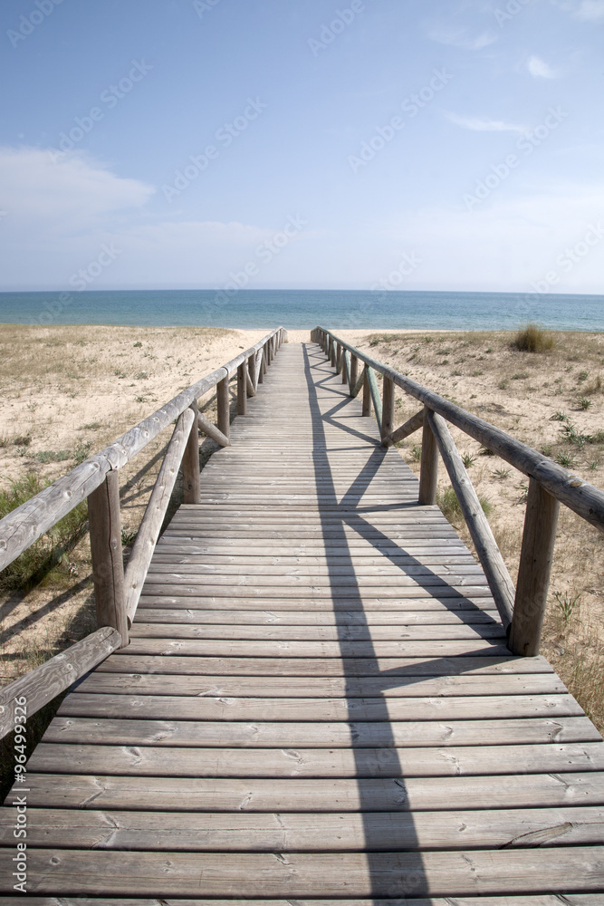 Beach at El Palmar, Cadiz, Andalusia, Spain