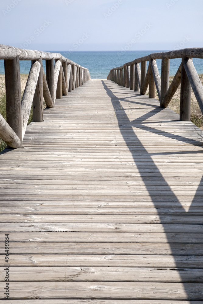 Beach at El Palmar, Cadiz, Andalusia, Spain