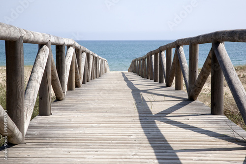 Beach at El Palmar  Cadiz  Andalusia  Spain