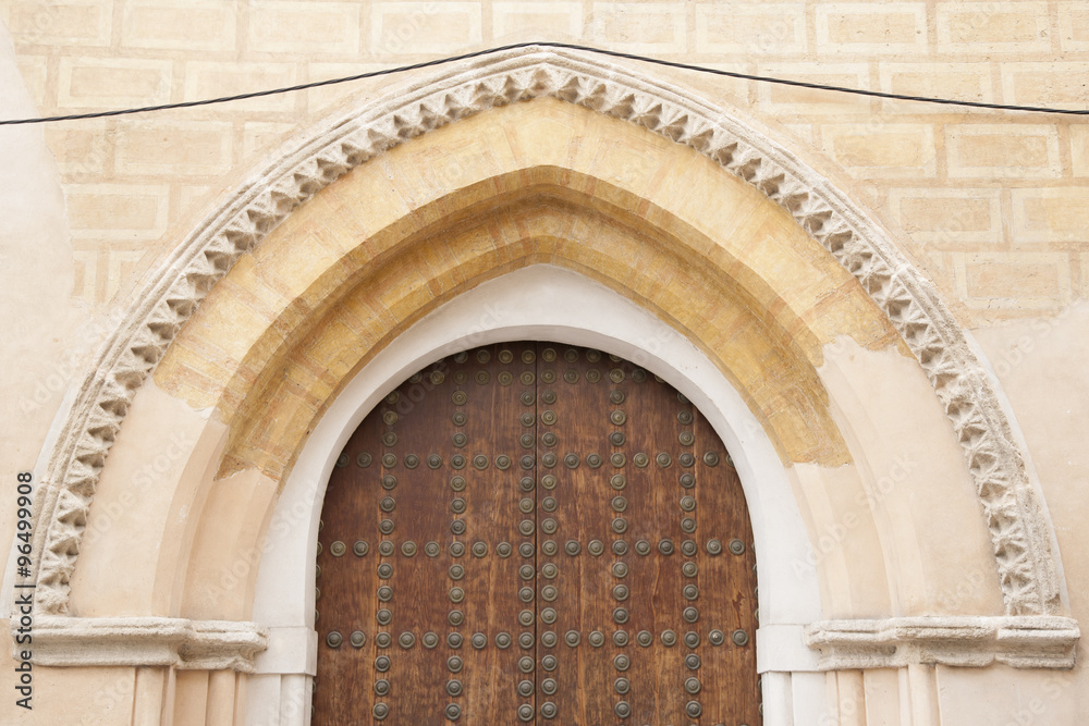 Church Door; Santa Cruz Neighbourhood; Seville