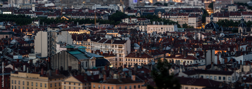 Lyon, panorama urbain