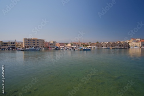 View of the Venetian port of Chania © iza_miszczak