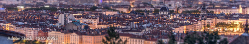 Fototapeta Naklejka Na Ścianę i Meble -  Lyon, panorama urbain