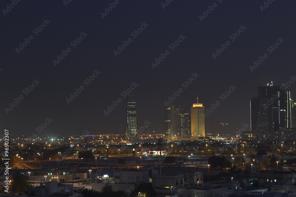 Night landscape in Bur Dubai