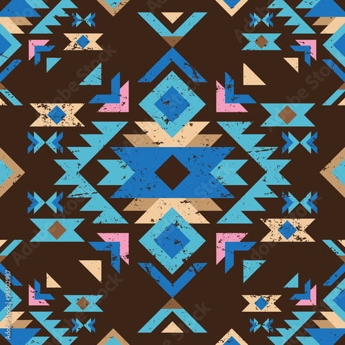 colorful tribal seamless pattern
