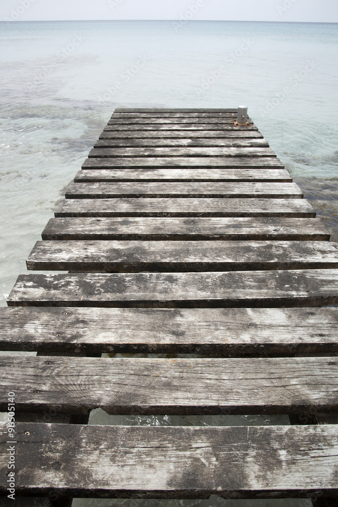 Pier and Jetty, Valencians Beach; Formentera Pier and Jetty, Valencians Beach; Formentera