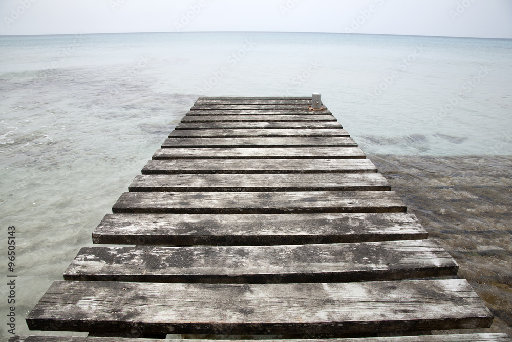 Pier and Jetty, Valencians Beach; Formentera Pier and Jetty, Valencians Beach; Formentera