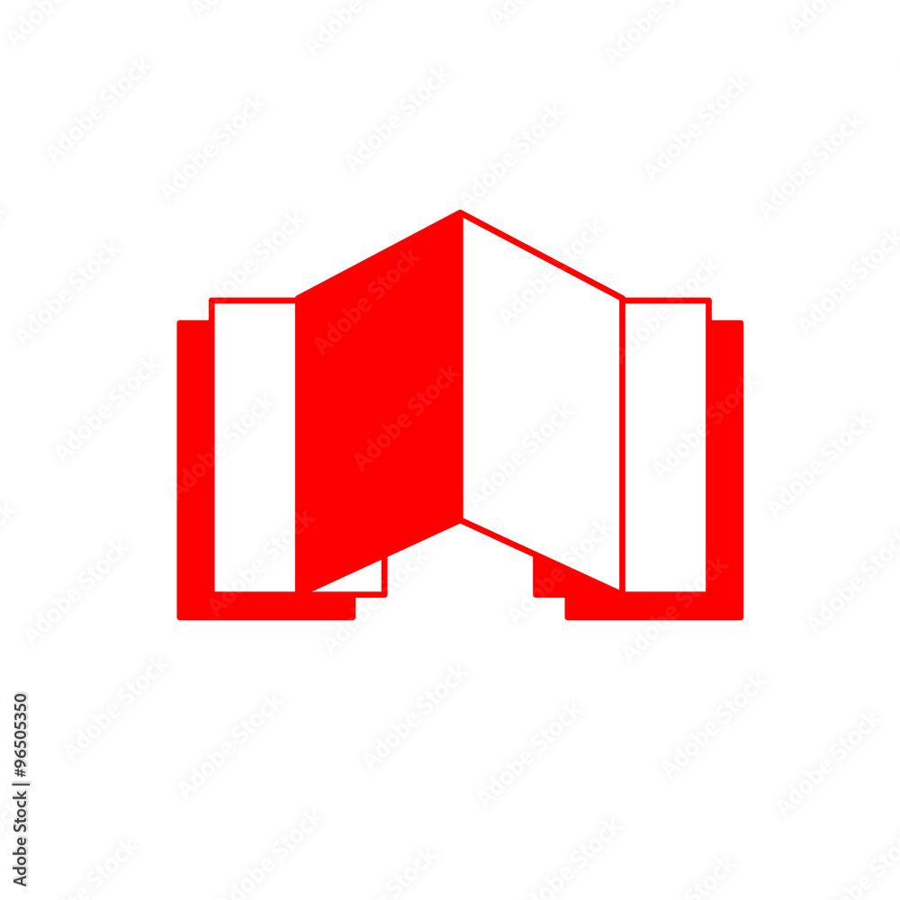 Icon design element with business card template Icon design element with business card template