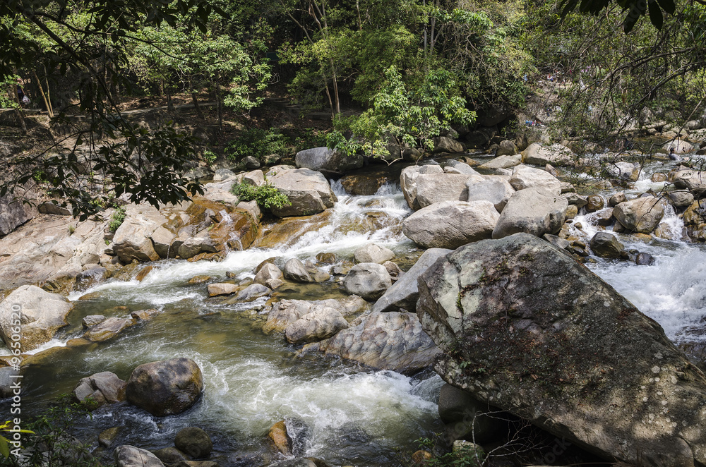 Chamang Waterfall, Bentong, Malaysia - Nature beauty water fall at Bentong, Pahang Chamang Waterfall, Bentong, Malaysia - Nature beauty water fall at Bentong, Pahang