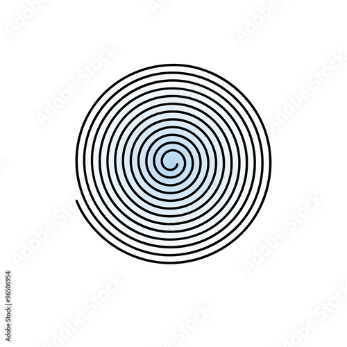 Volute, spiral, concentric lines, circular, rotating background