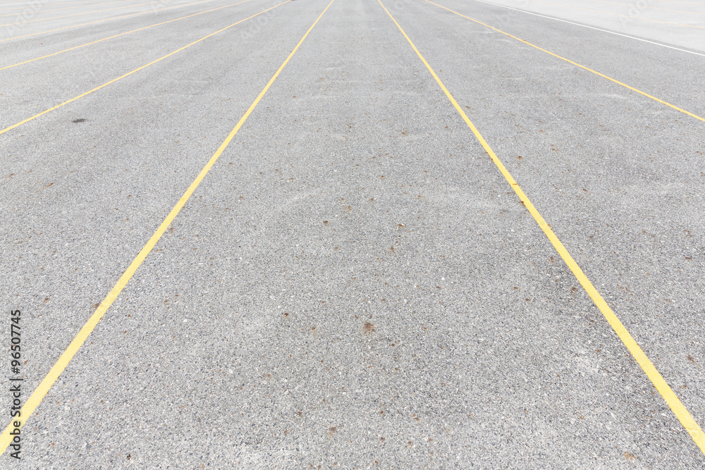 Concrete road texture