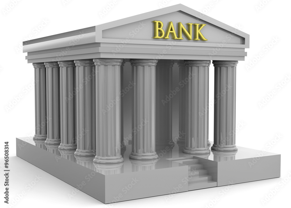 Obraz premium Bank Concept - 3D