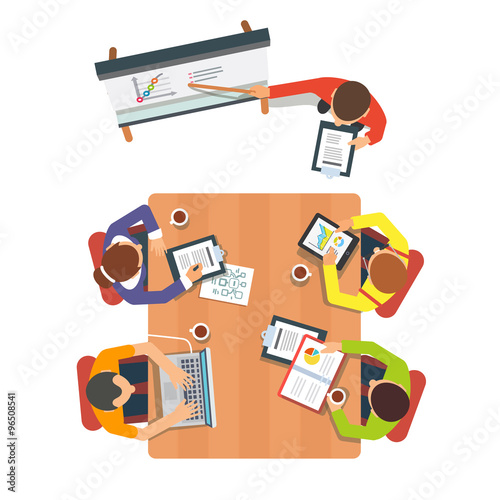 Business presentation or conference session
