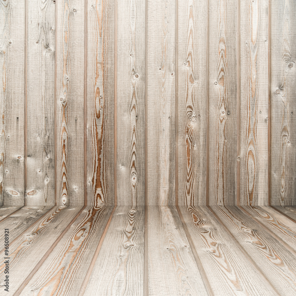 Naklejka premium Old wood plank texture background