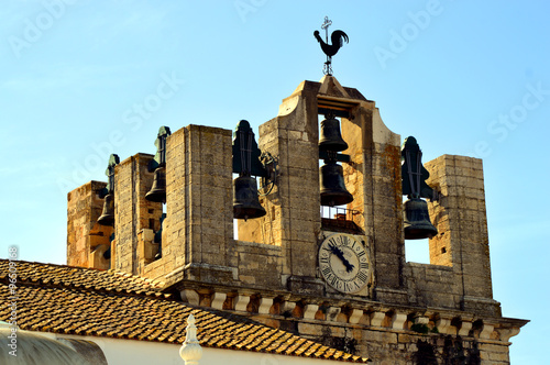 Roman Catholic Cathedral of Saint Mary bell tower in Faro
