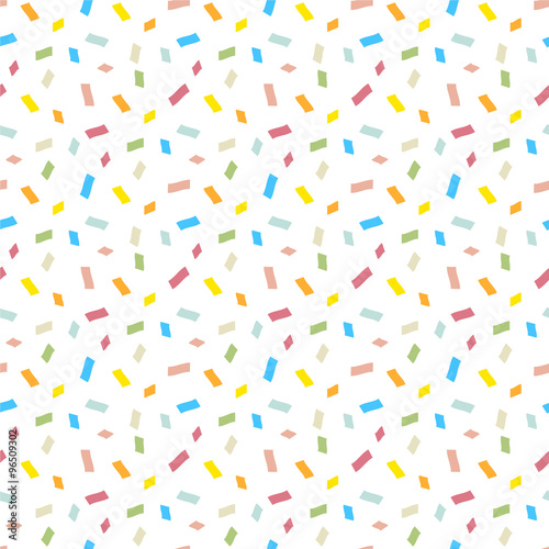 Confetti seamless pattern.