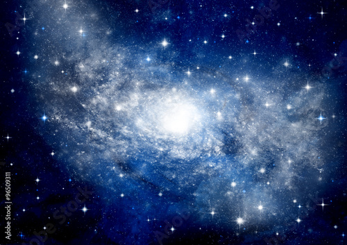 Obraz na płótnie galaxy in a free space w salonie