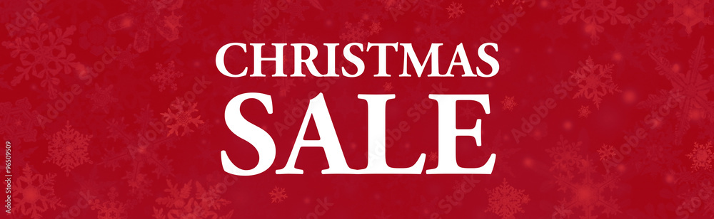 christmas sale web banner