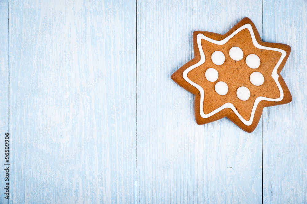 Christmas star-shaped cookie gingerbread Christmas star-shaped cookie gingerbread