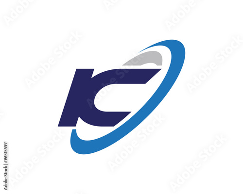 IC Letter Swoosh Company Logo Free Download IC Letter Swoosh Company Logo - GFXLoad