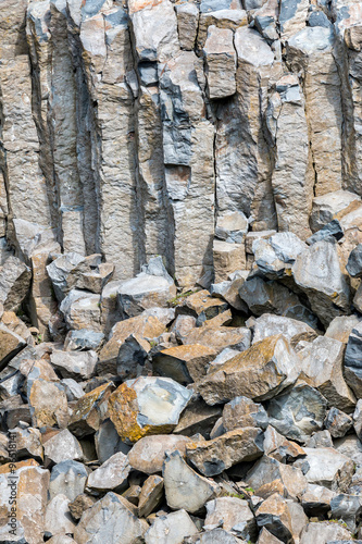 Interesting columnar basalt