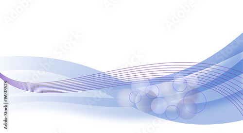 Hintergrund / Wellen / Kreise / Vektor