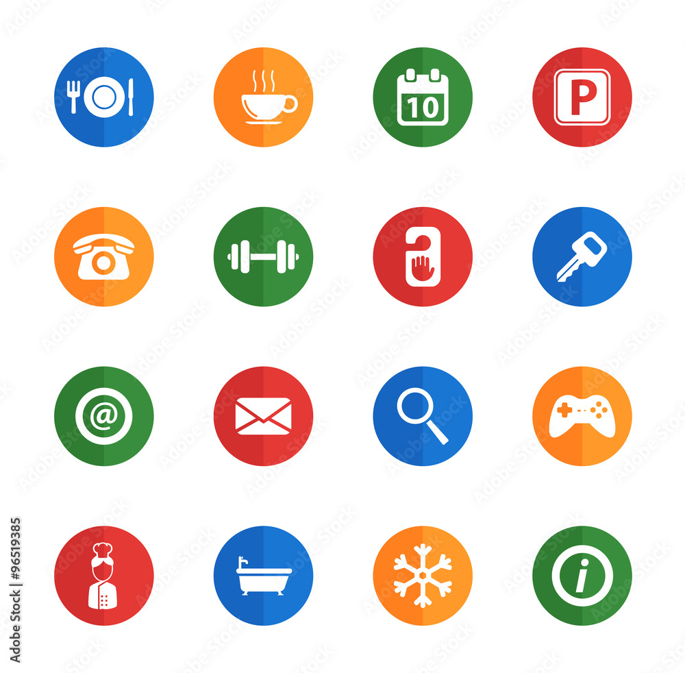 Hotel simply icons Hotel simply icons