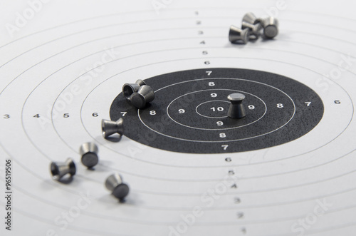 ammunition and aim for pneumatic weapon