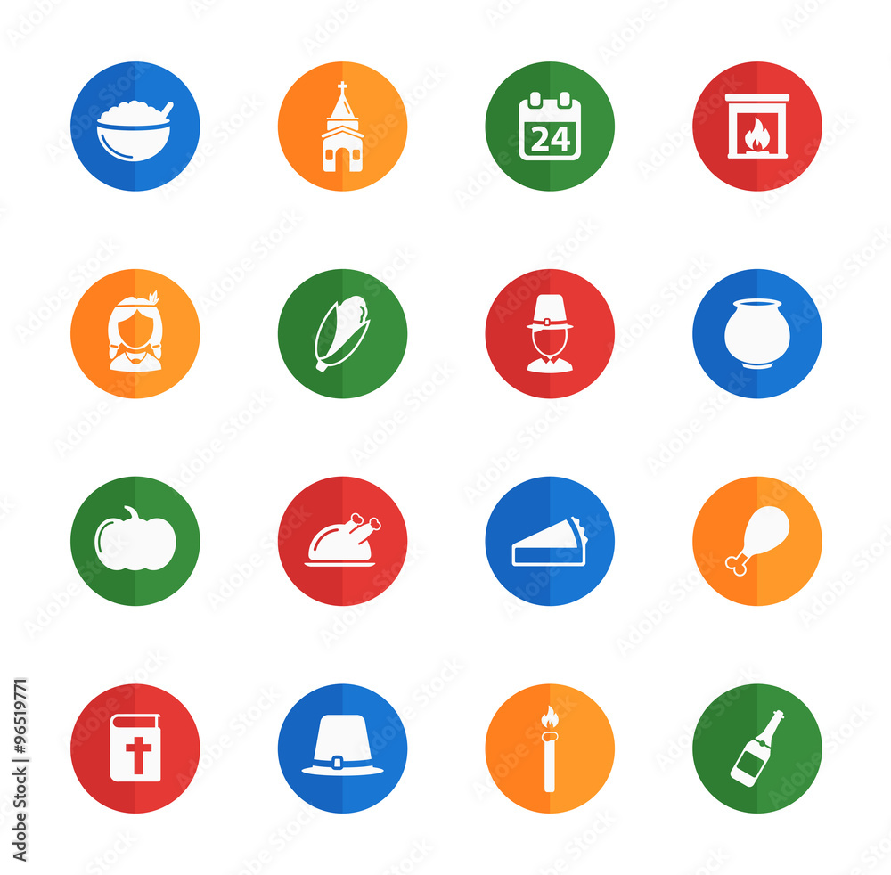 Thanksgiving simply icons Thanksgiving simply icons