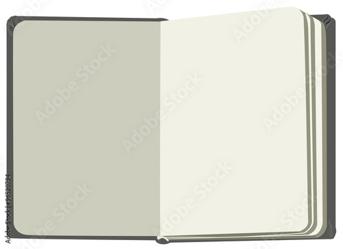 Open book first flyleaf