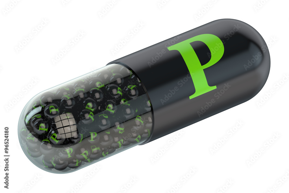 Pills with phosphorus P element Dietary supplements Pills with phosphorus P element Dietary supplements