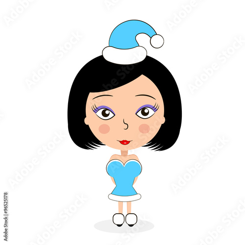 Sexy snow maiden