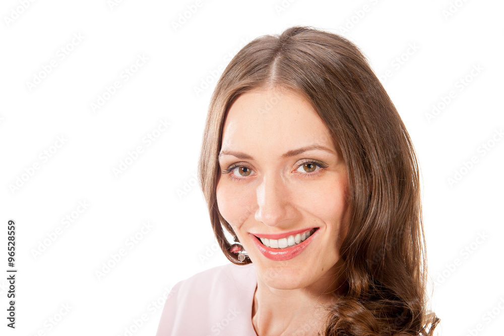 Young slim pretty woman in pink dress posing Young slim pretty woman in pink dress posing