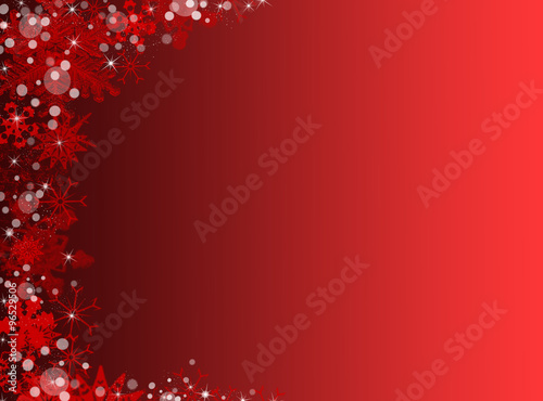 Red Christmas background. New year background 
