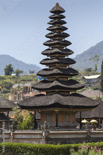 famous temple at beratan lake, Bali, Indonesia