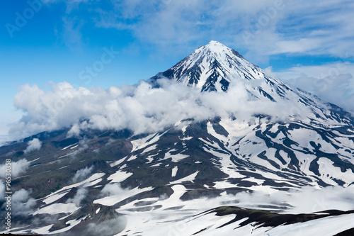 Koryak Sopka- active volcano in Kamchatka