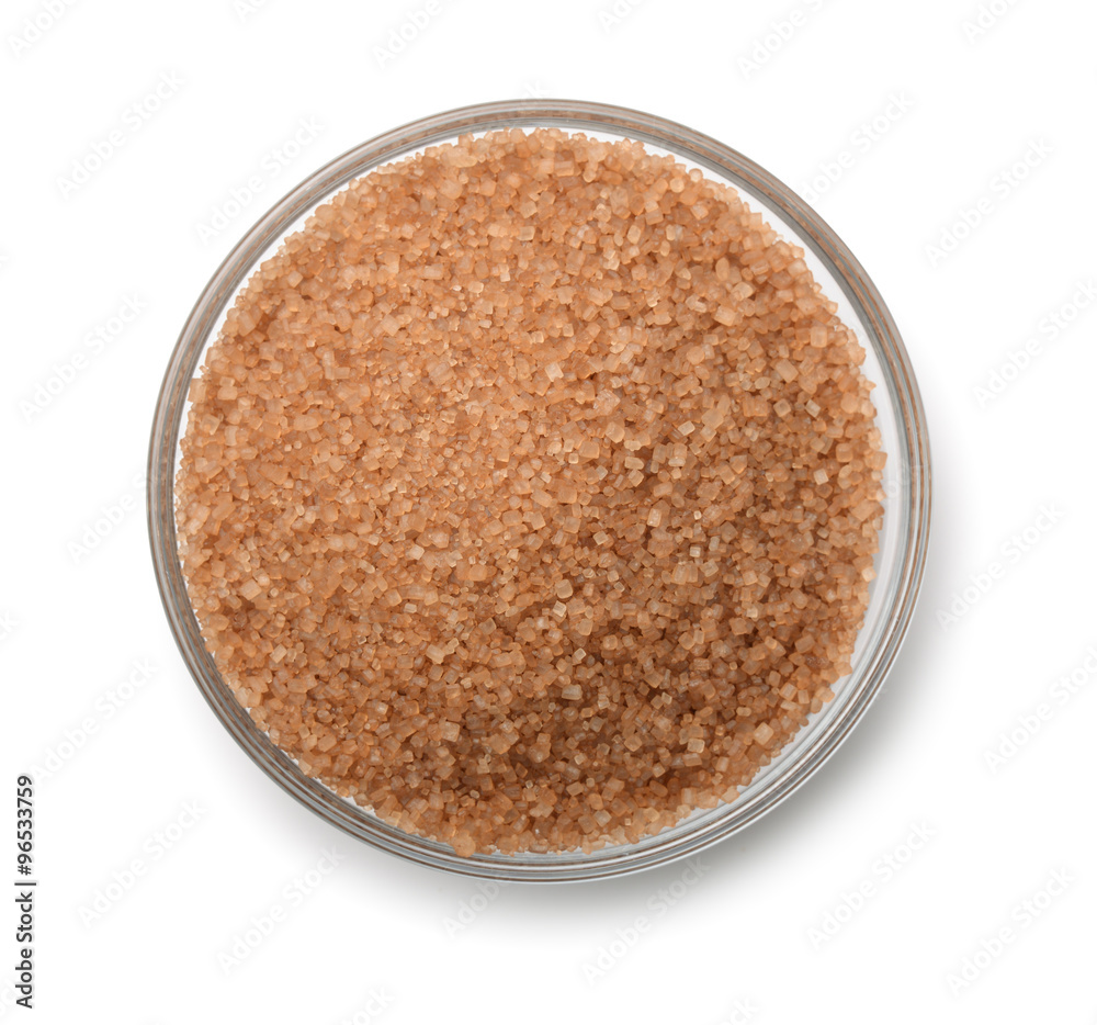 Top view of cane sugar bowl Top view of cane sugar bowl
