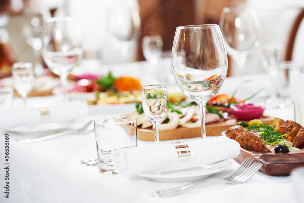 catering table set service at restaurant catering table set service at restaurant