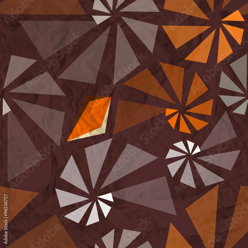 Geometric 3d seamless pattern