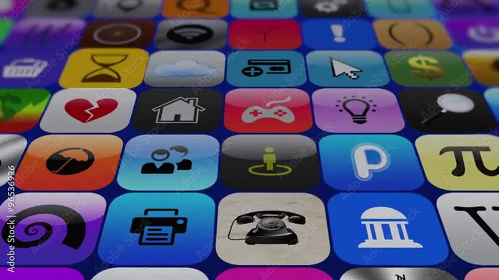 4K: App store. Buying and downloading mobile apps 4K: App store. Buying and downloading mobile apps