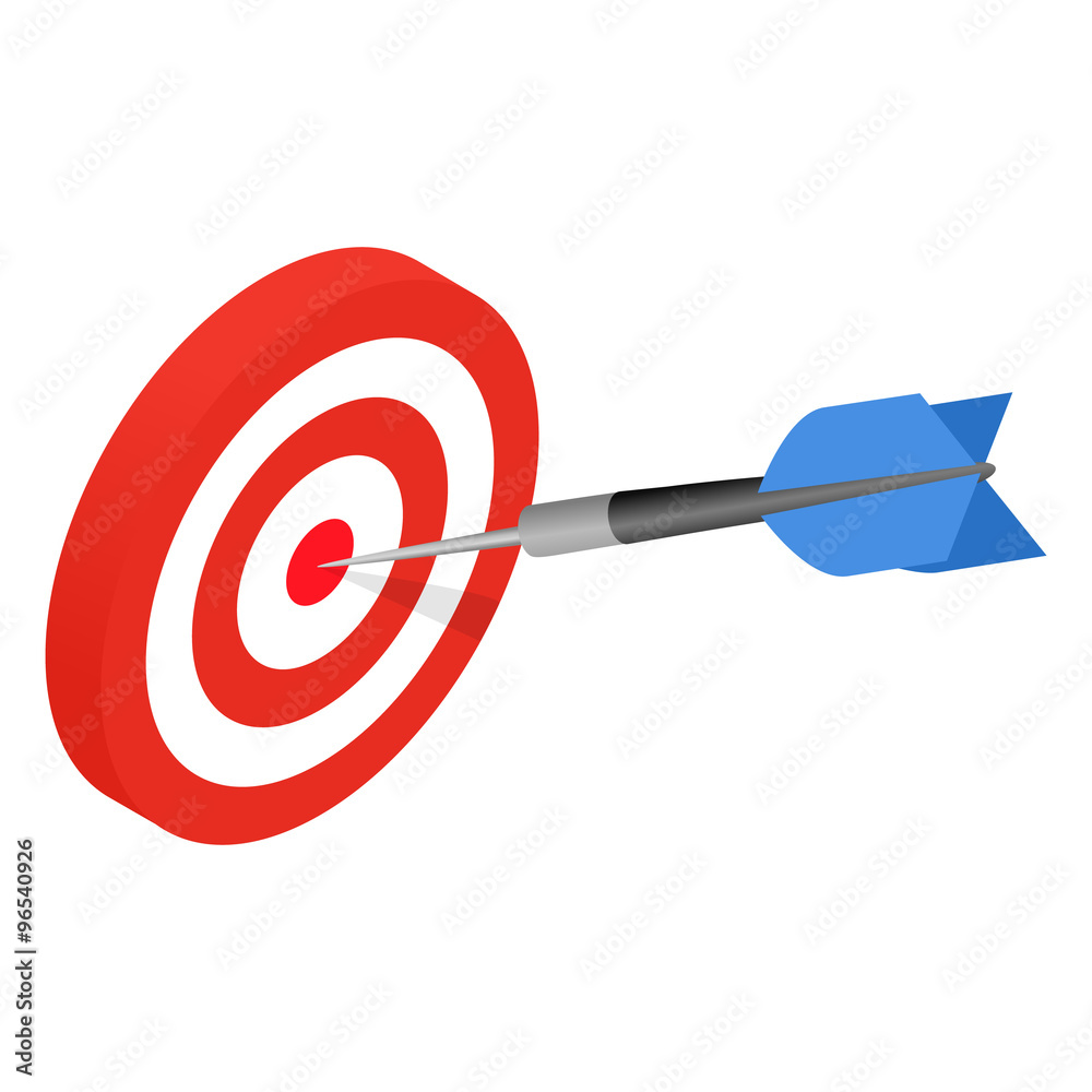 Target isometric icon Target isometric icon