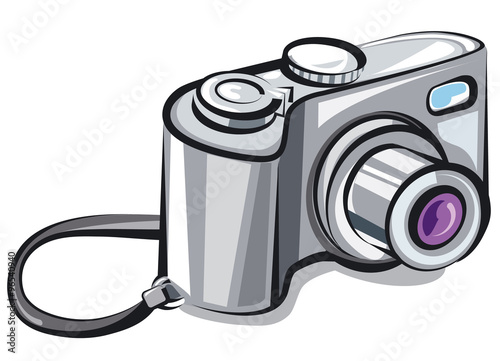 illustration of the compact camera