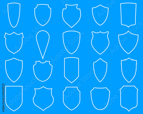 Shields line icons