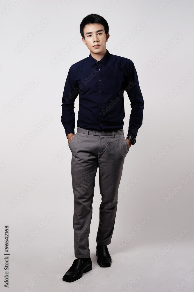 Asian man portrait in studio Asian man portrait in studio